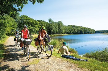Walks or bike rides and fishing along the tow path